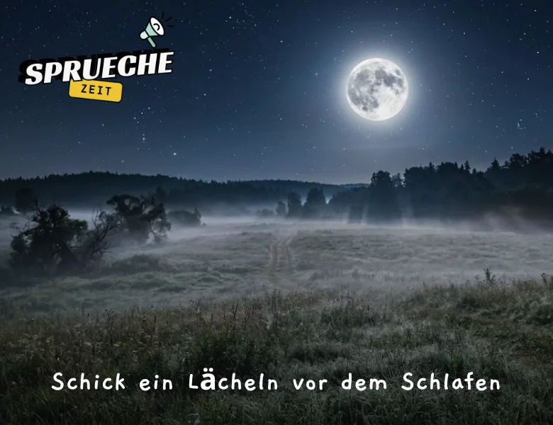 Gute Nacht Bilder kostenlos – süße Grüße für jeden Abend 9 Schick ein Lächeln vor dem Schlafen