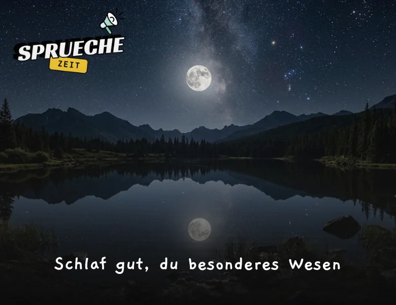 Gute Nacht Bilder kostenlos – süße Grüße für jeden Abend 19 Schlaf gut, du besonderes Wesen