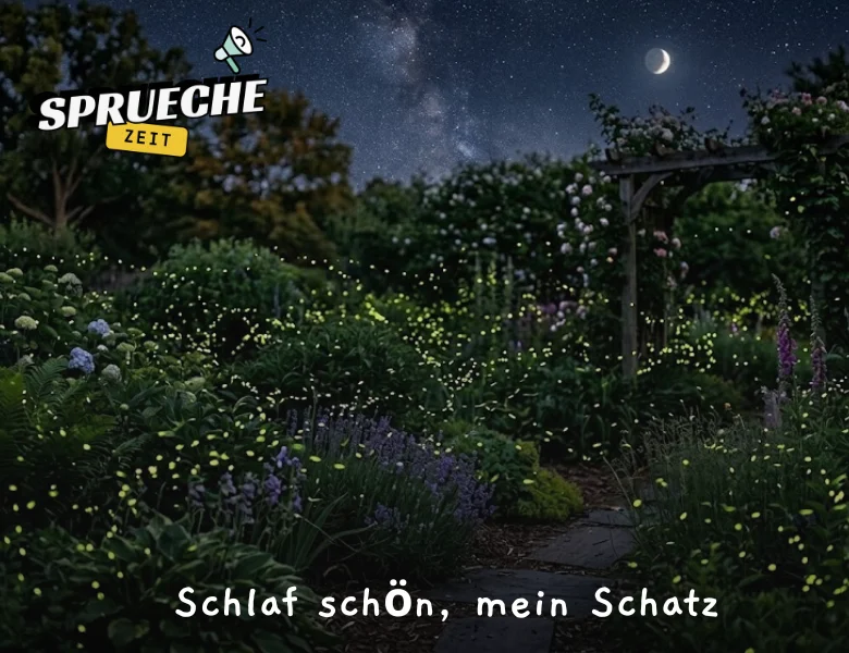 Gute Nacht Bilder kostenlos – süße Grüße für jeden Abend 15 Schlaf schön, mein Schatz