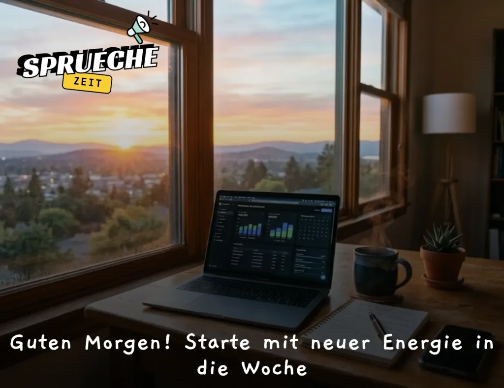 Wochenstart Guten Morgen Montag Grüße voller Motivation